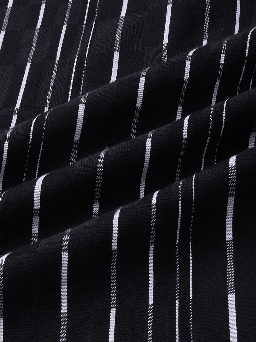 Minimalist Monochrome Vertical Stripes Kurta