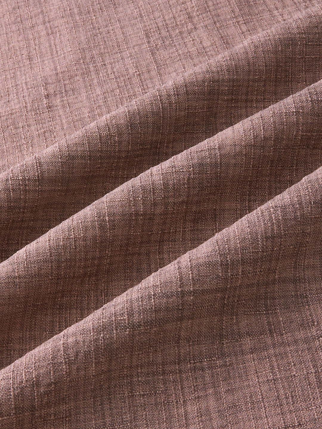 Beaver Brown Slub Textured Kurta