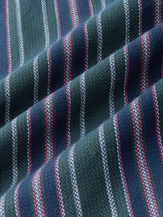 Premium Cotton Forest Muse Multistripe Kurta