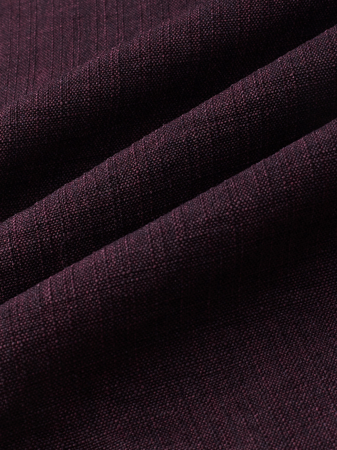 Elegant Slub Textued Plum Kurta