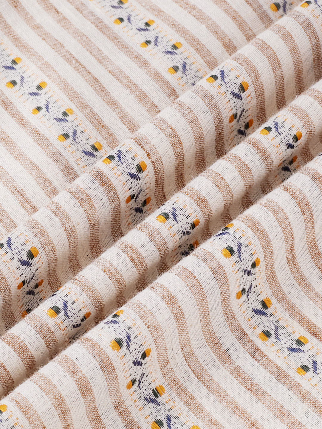 Desert Bloom Linen Blend Striped Kurta