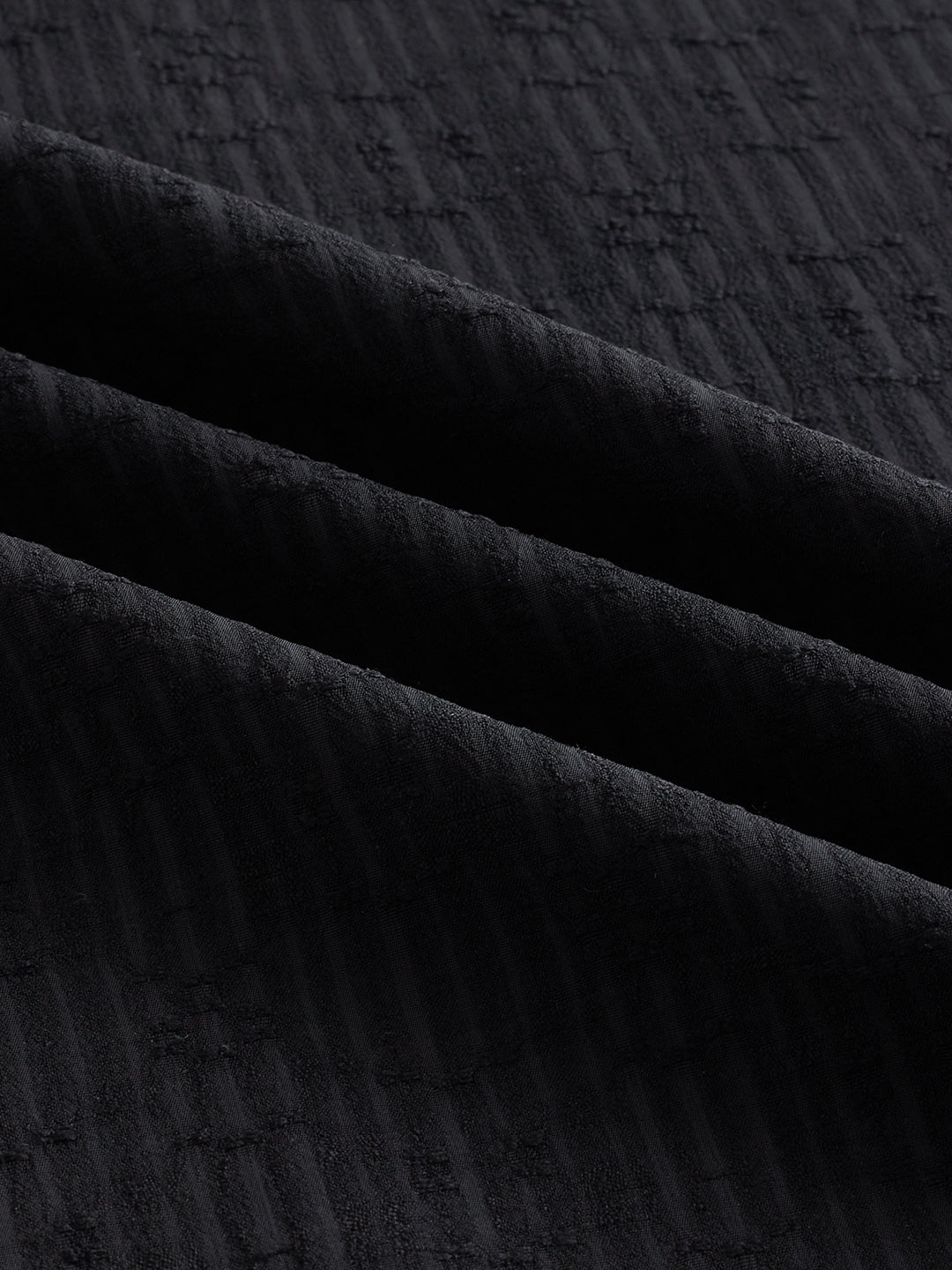 Detailed Black Jacquard Grace Kurta