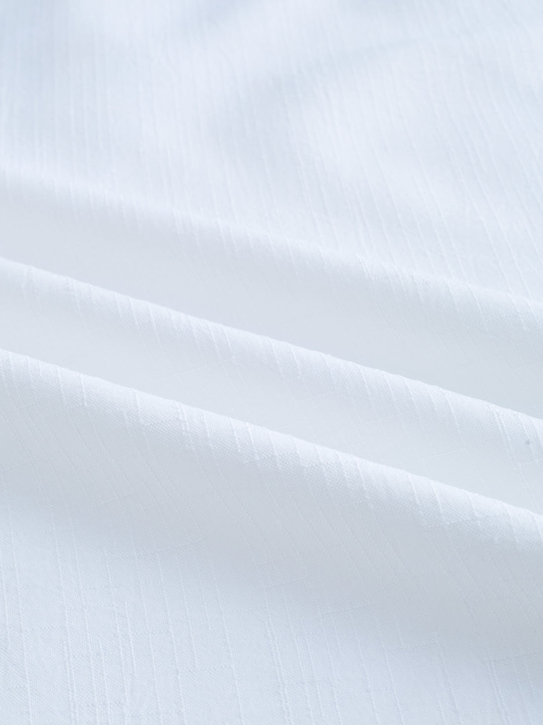 Pearl White Slub Textured Kurta