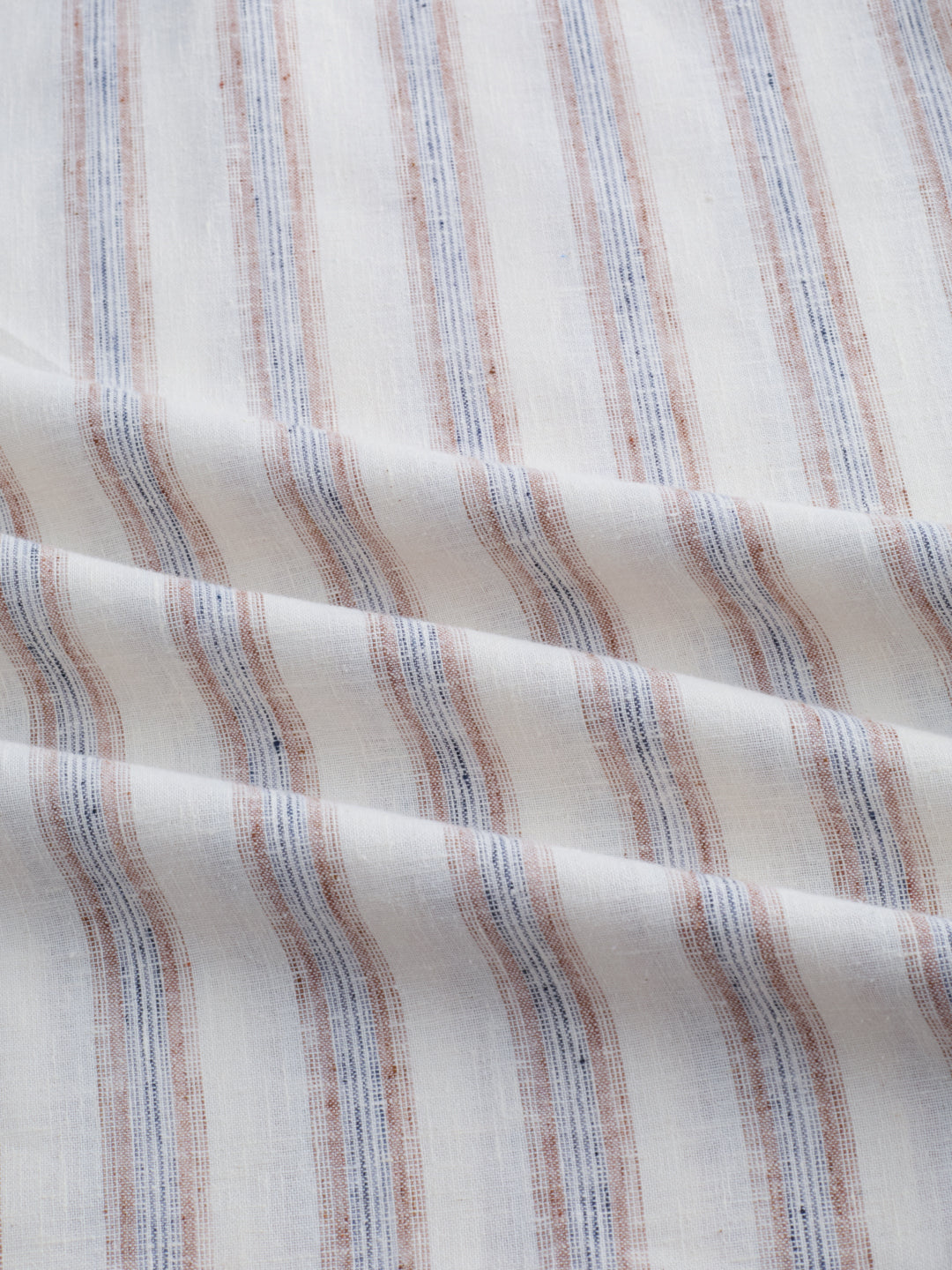 Ivory Multi Line Vertical Striped Kurta