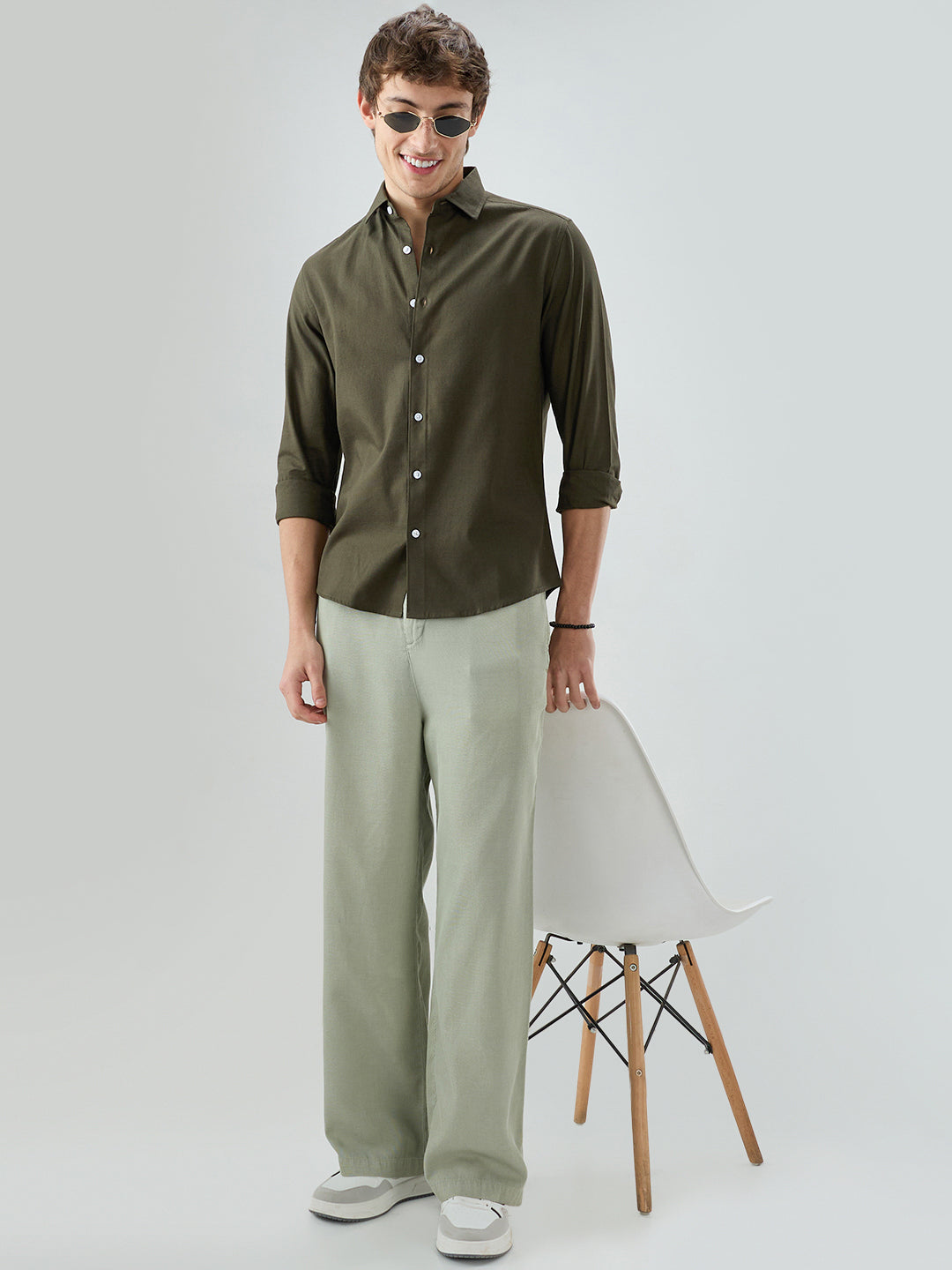 Solid Olive Everyday Shirt