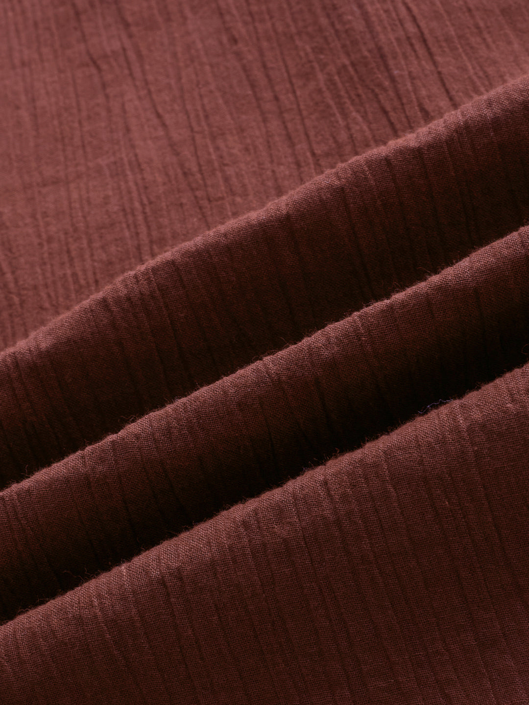 Sheer Brown Linear Crepe Kurta