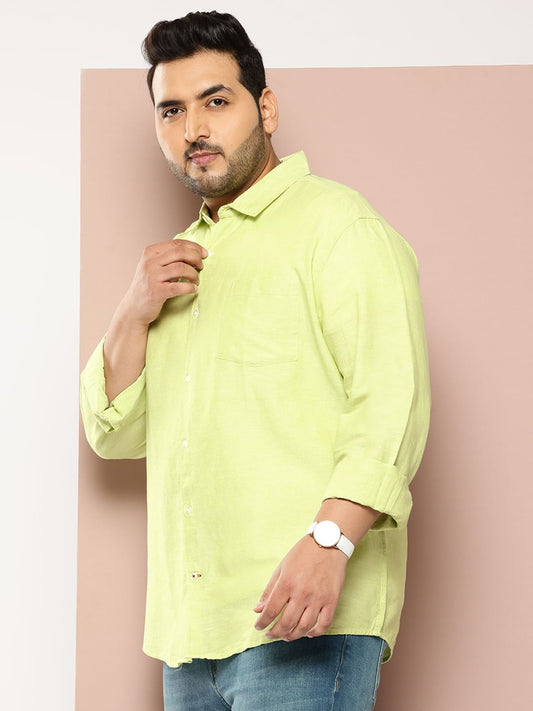 Solid Neon Green Shirt