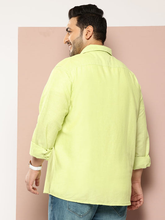 Solid Neon Green Shirt