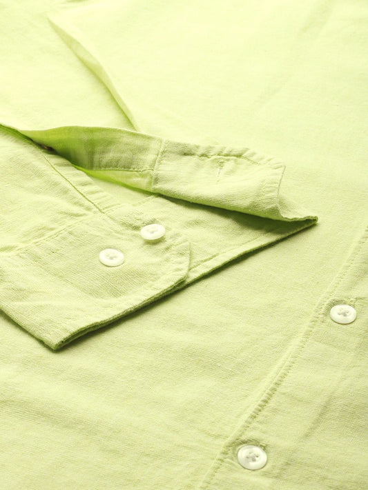 Solid Neon Green Shirt