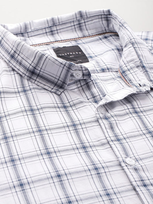 Classic White Checkered Shirt