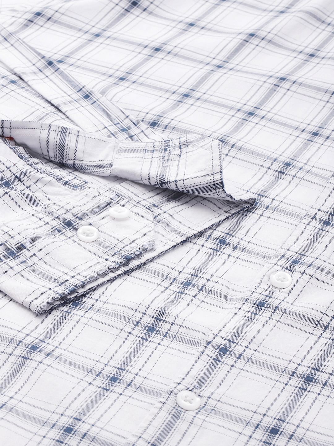 Classic White Checkered Shirt