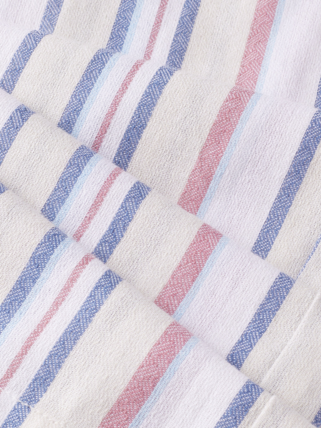 Coastal Breeze MultiStripe Straight-Fit Trousers