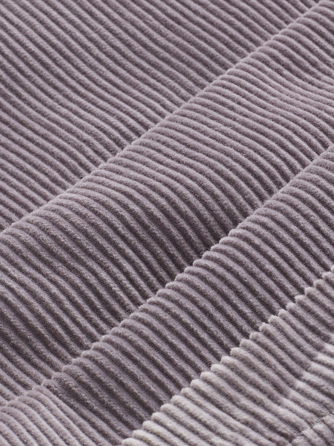 Premium Grey Corduroy Straight-Fit Trousers