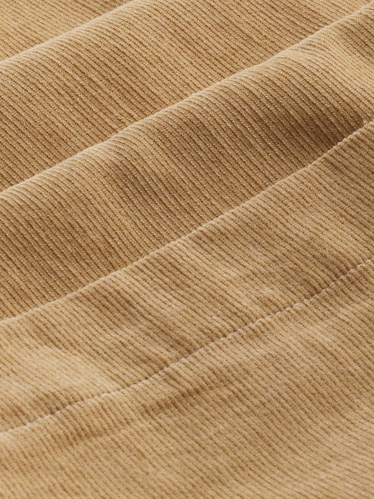 Death Valley Beige Corduroy Tapered Trousers