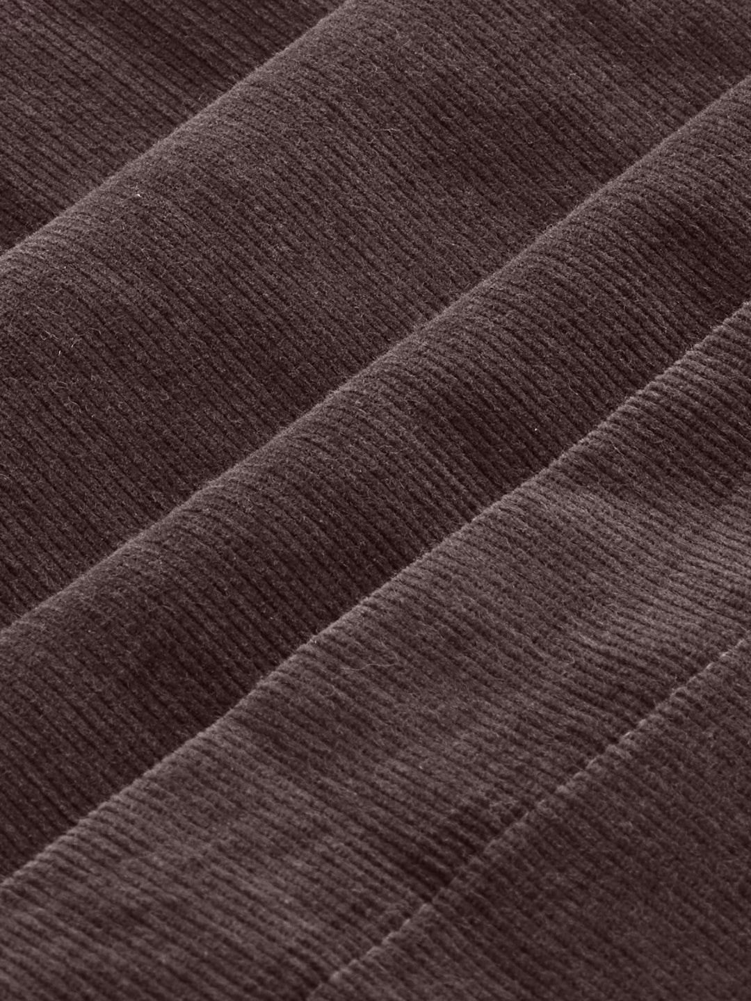 Coffee Brown Corduroy Tapered Trousers