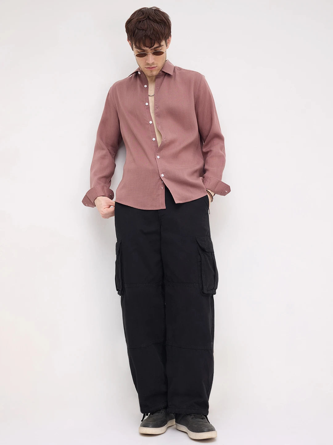 Timeless Brown Lyocell Shirt