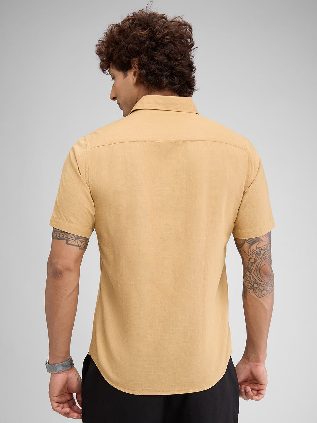 Solid Khaki Shirt