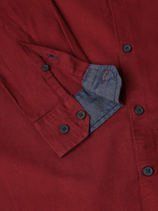 Solid Maroon Shirt
