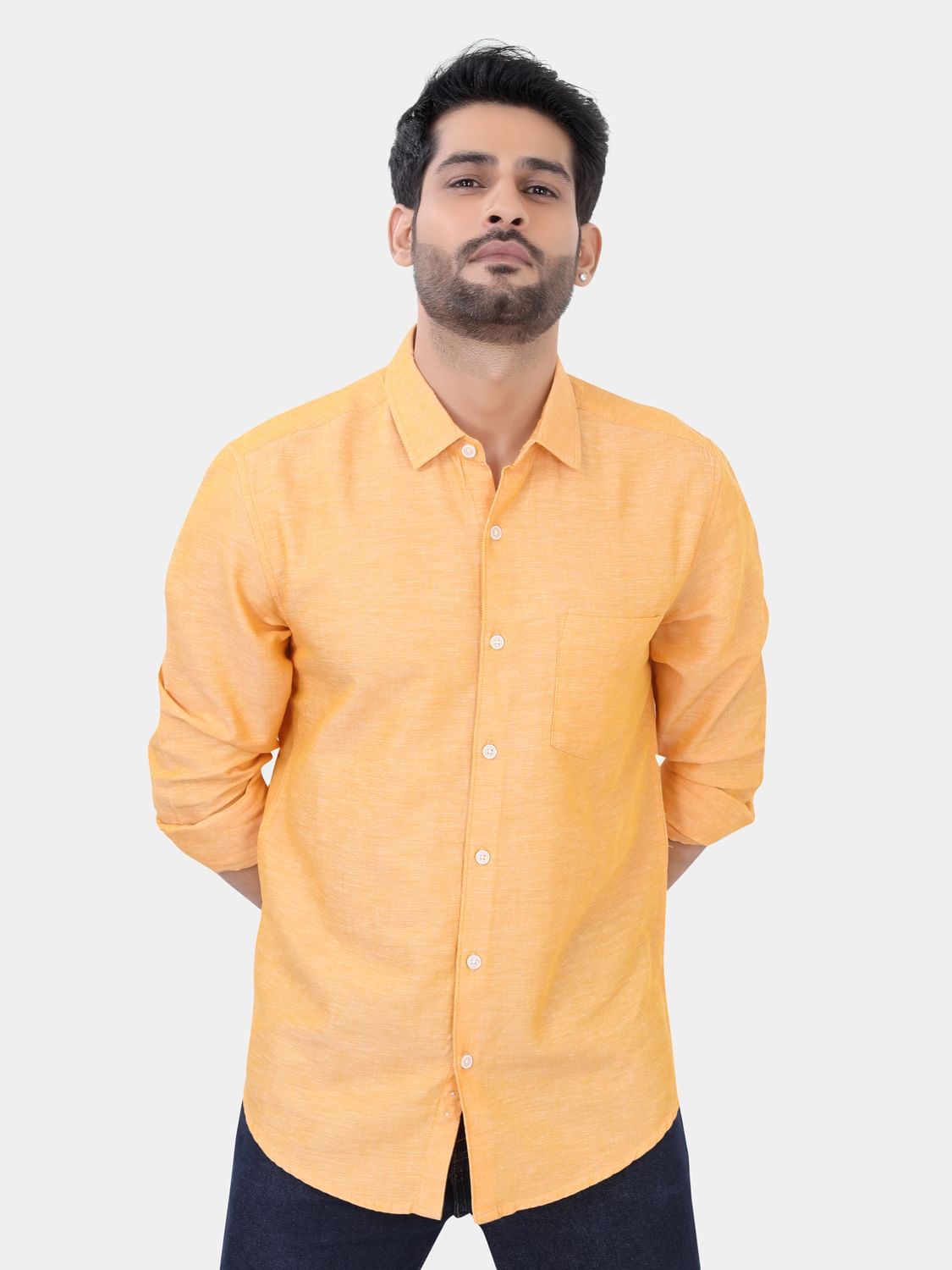 Solid Mustard Shirt