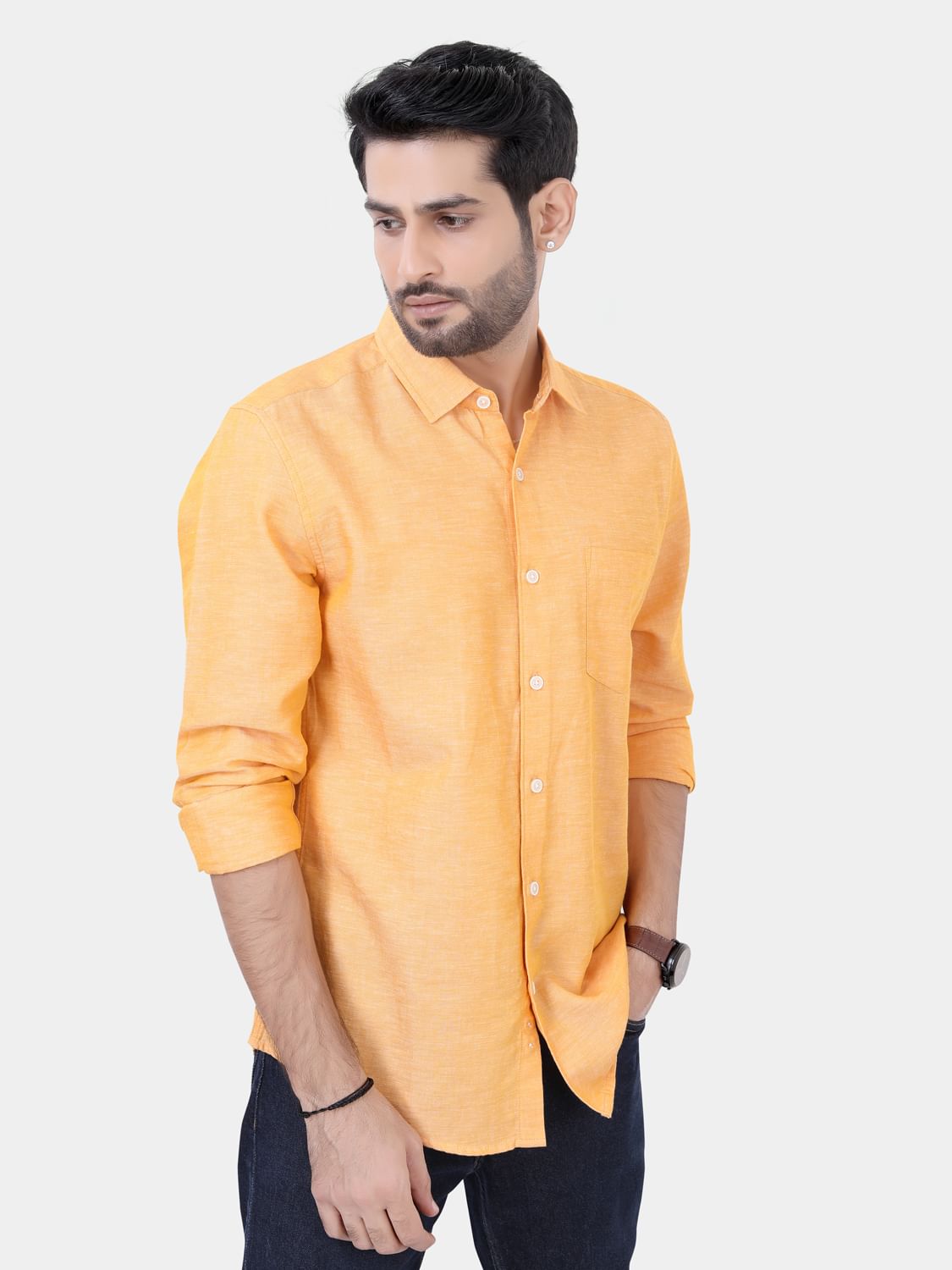 Solid Mustard Shirt