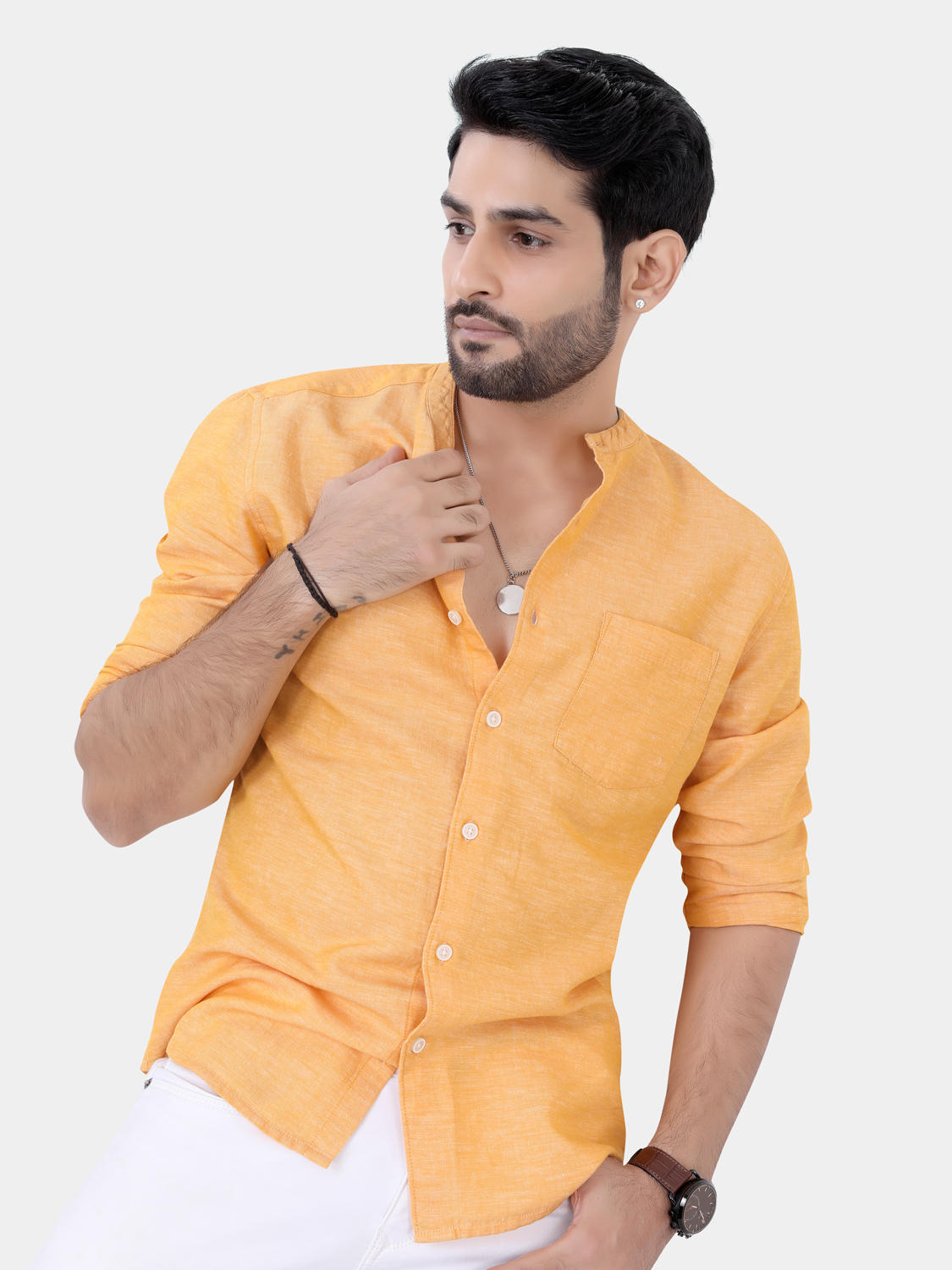 Solid Mustard Shirt