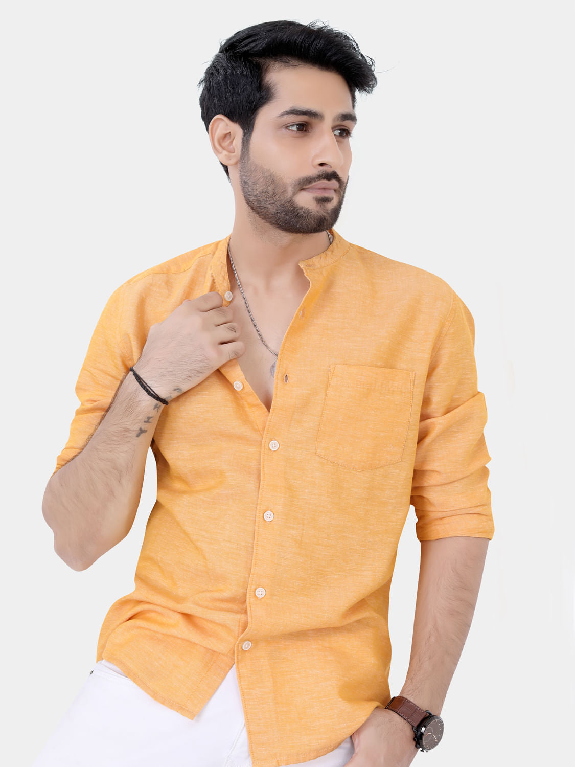 Solid Mustard Shirt