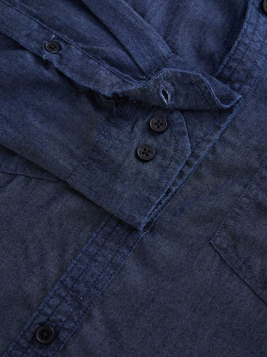 Double Pocket Denim Overshirt