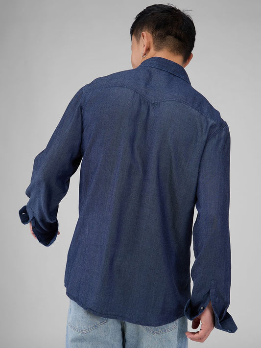 Double Pocket Denim Overshirt