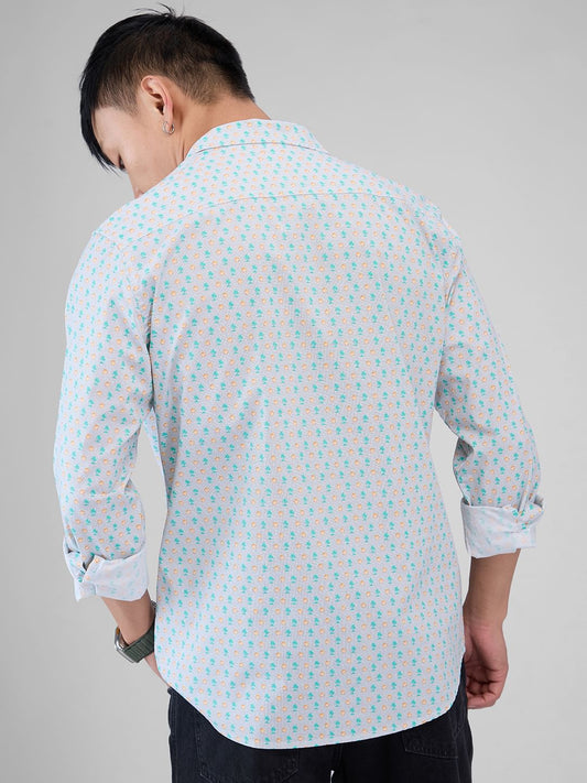 Grey Printed Shirt