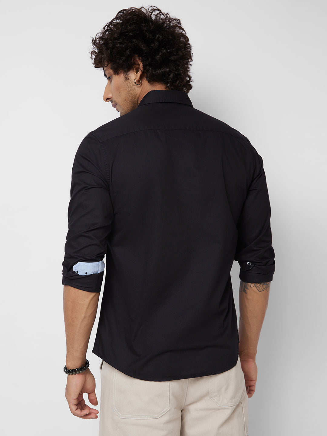 Black Solid Shirt