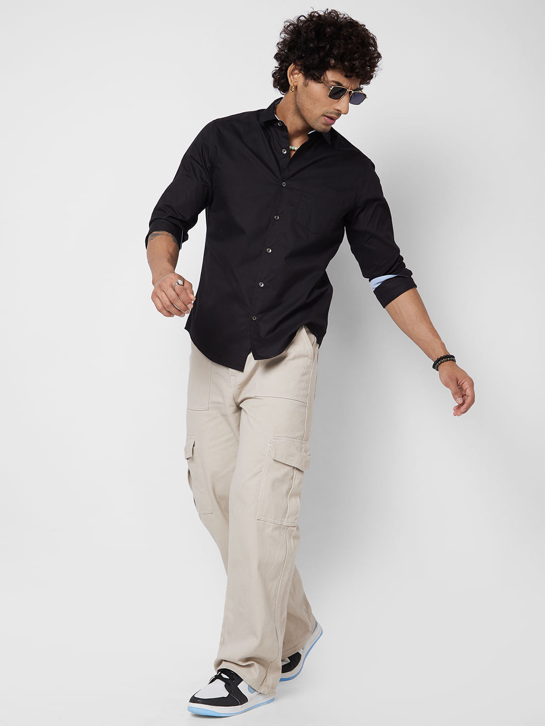 Black Solid Shirt