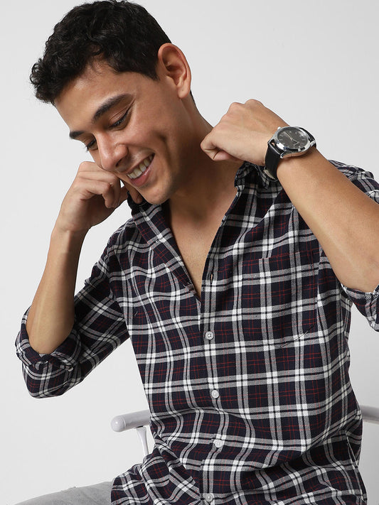 Black & White Checkered Shirt