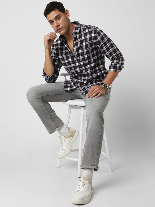 Black & White Checkered Shirt