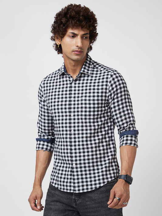 Black & White Checkered Shirt