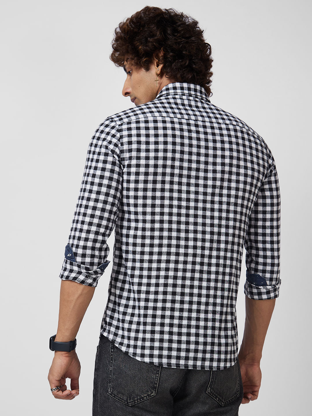 Black & White Checkered Shirt