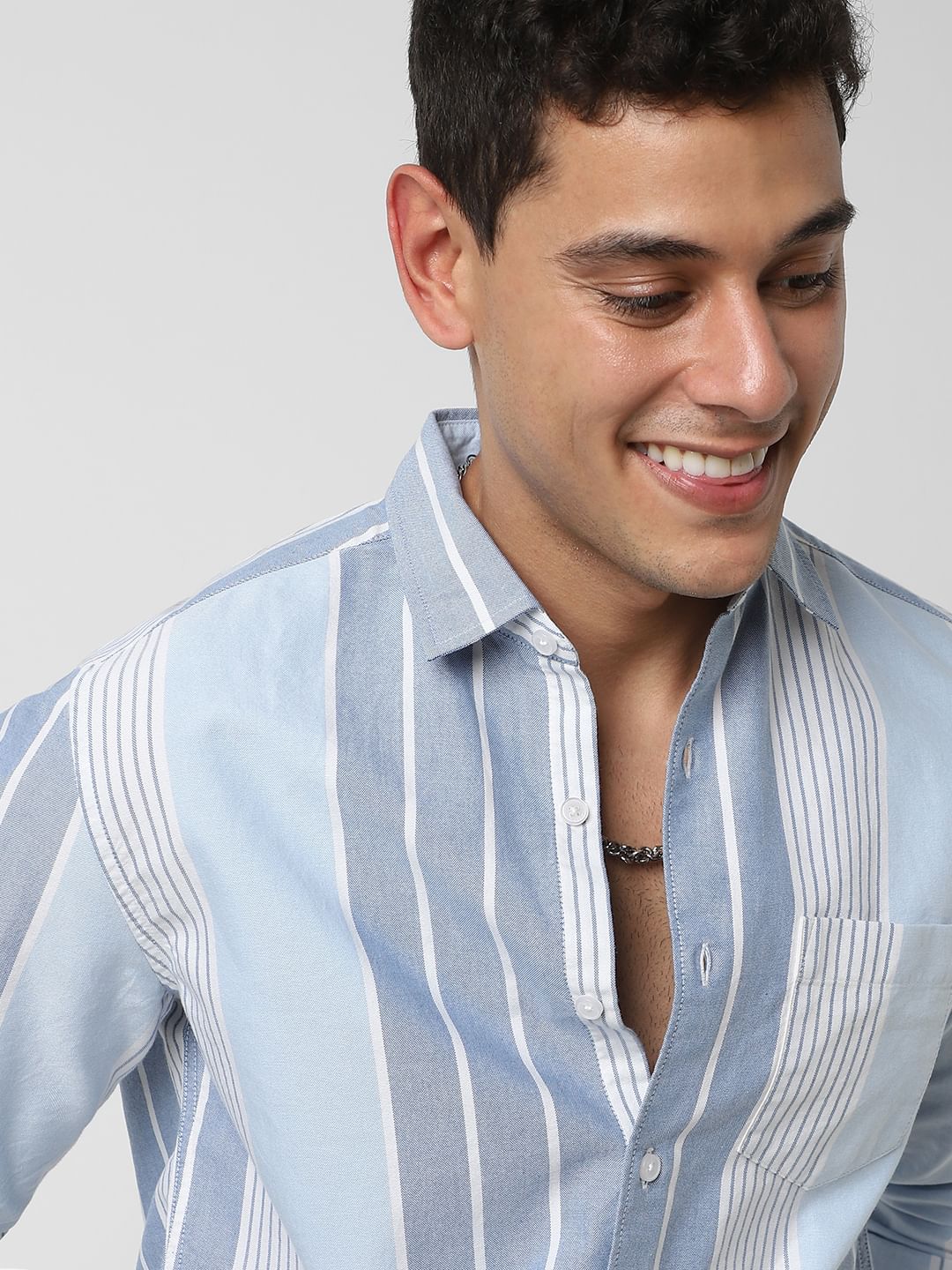 Blue Striped Shirt
