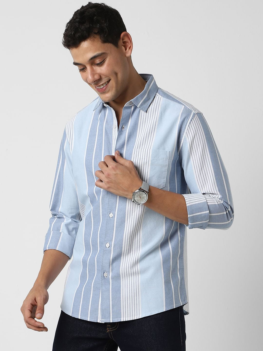 Blue Striped Shirt