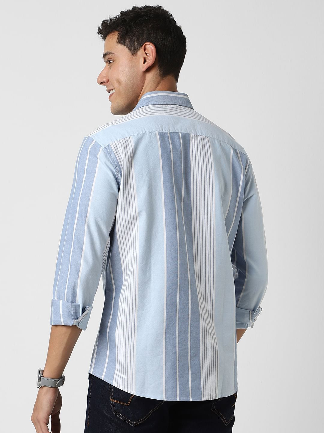 Blue Striped Shirt