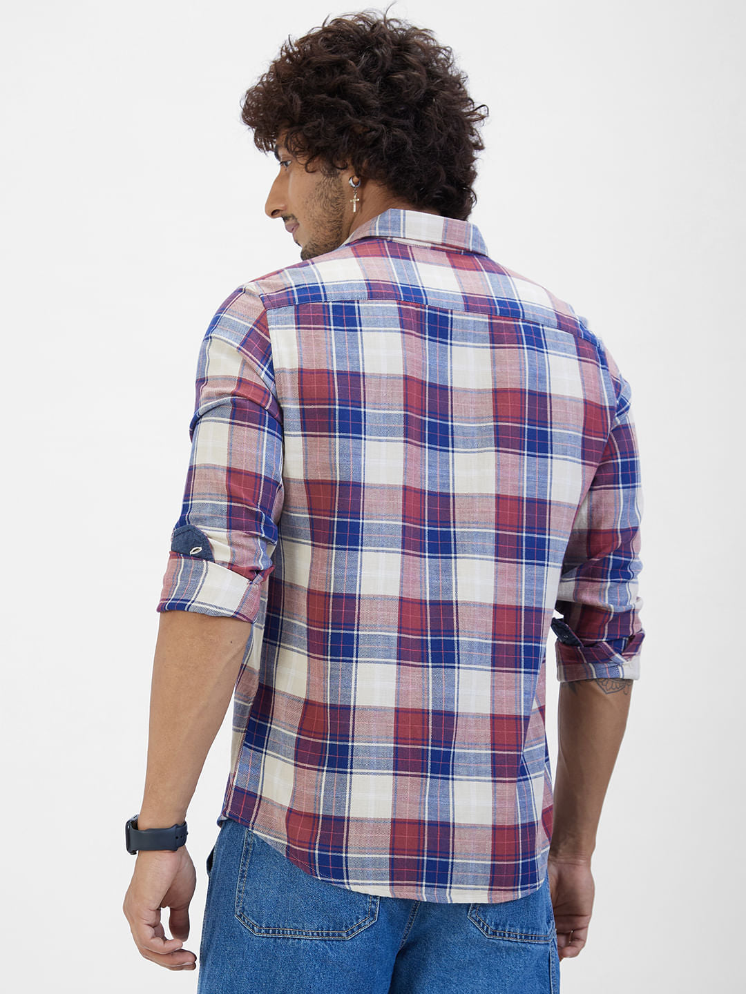 Multicolour Bold Square Checked Shirt