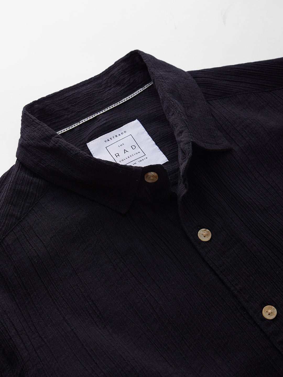 Classic Black Crepe Shirt
