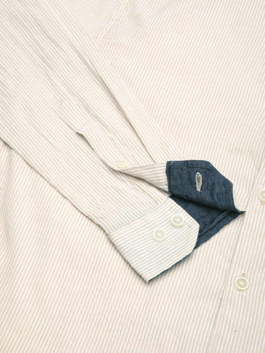 Coastal Dune Striped Seersucker Shirt