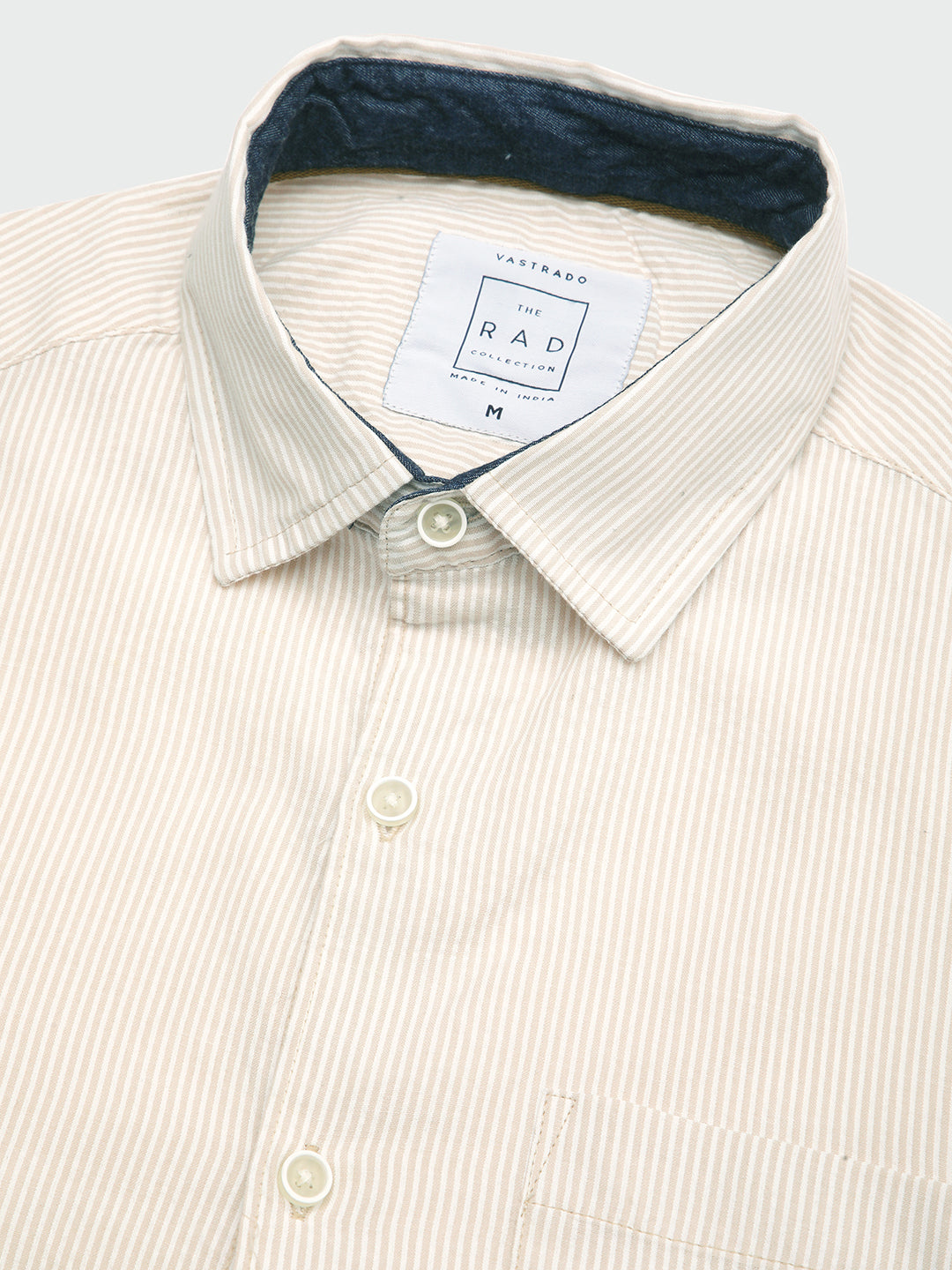 Coastal Dune Striped Seersucker Shirt