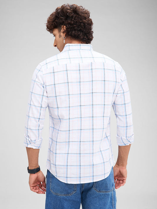 White Checkered Shirt