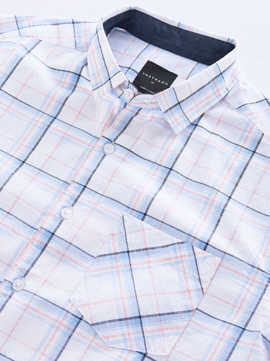 White Checkered Shirt