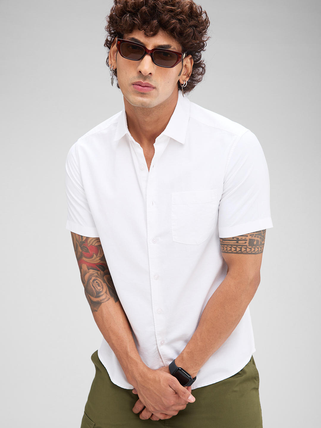Solid White Shirt