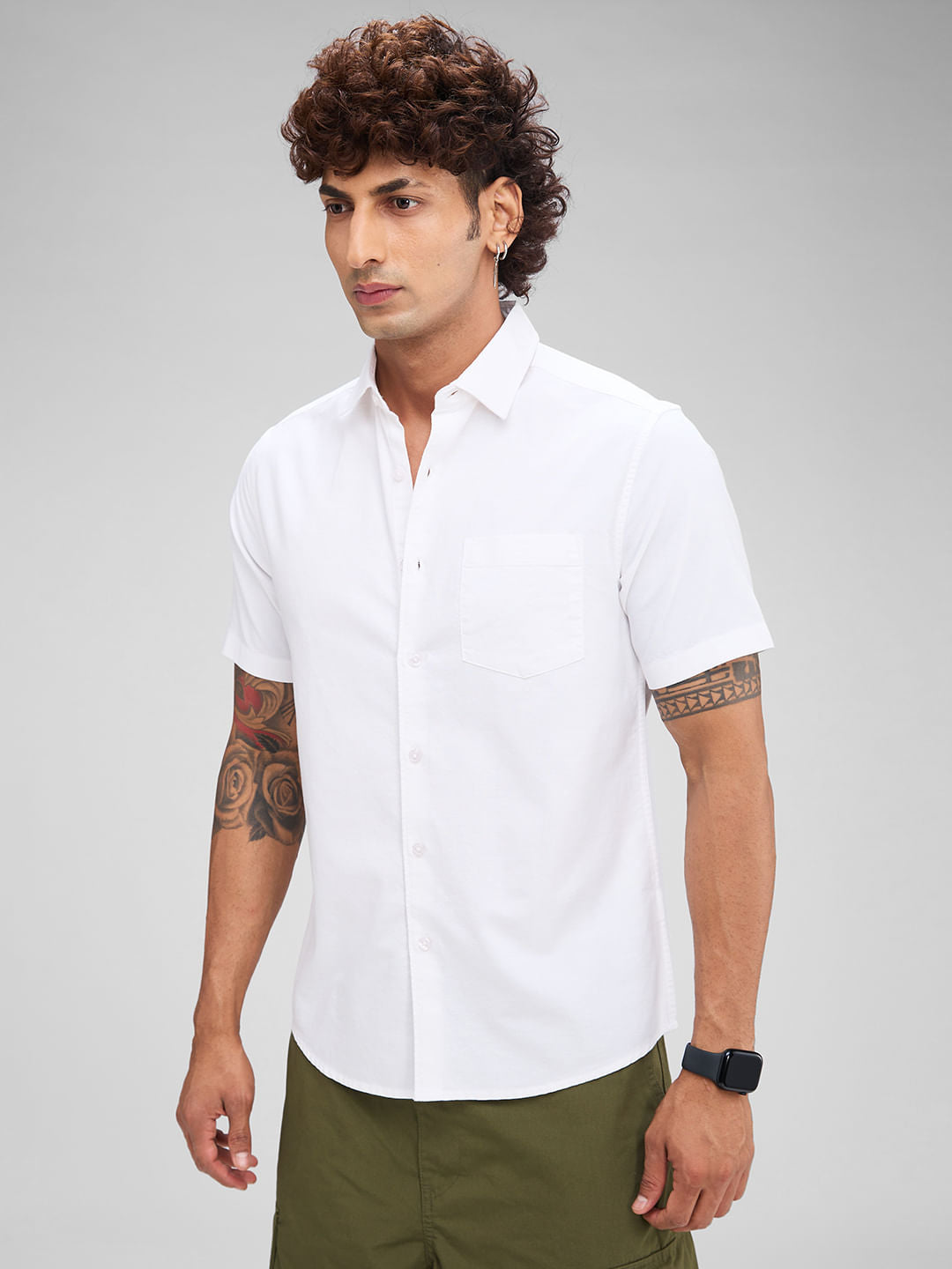 Solid White Shirt