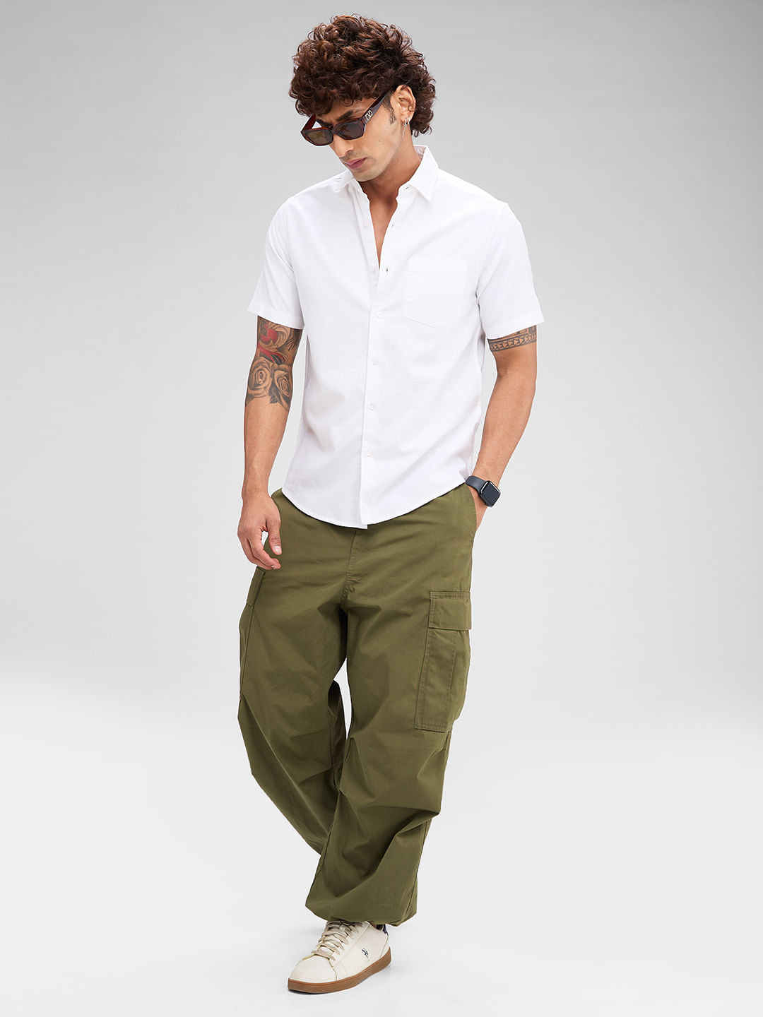 Solid White Shirt