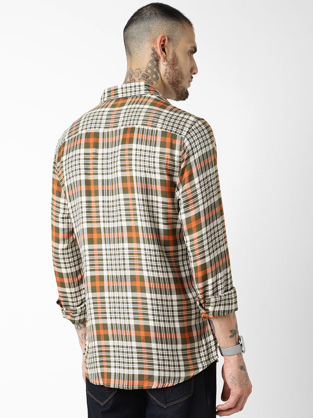 Multicolour Tartan Checked Shirt