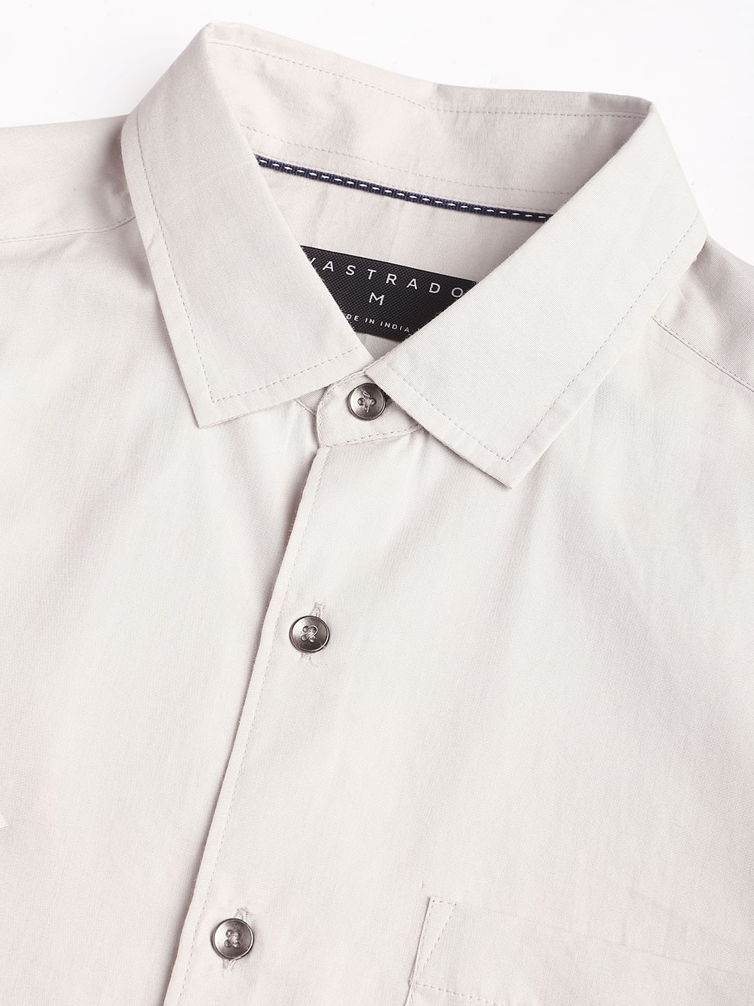 Solid Platinum Grey Shirt