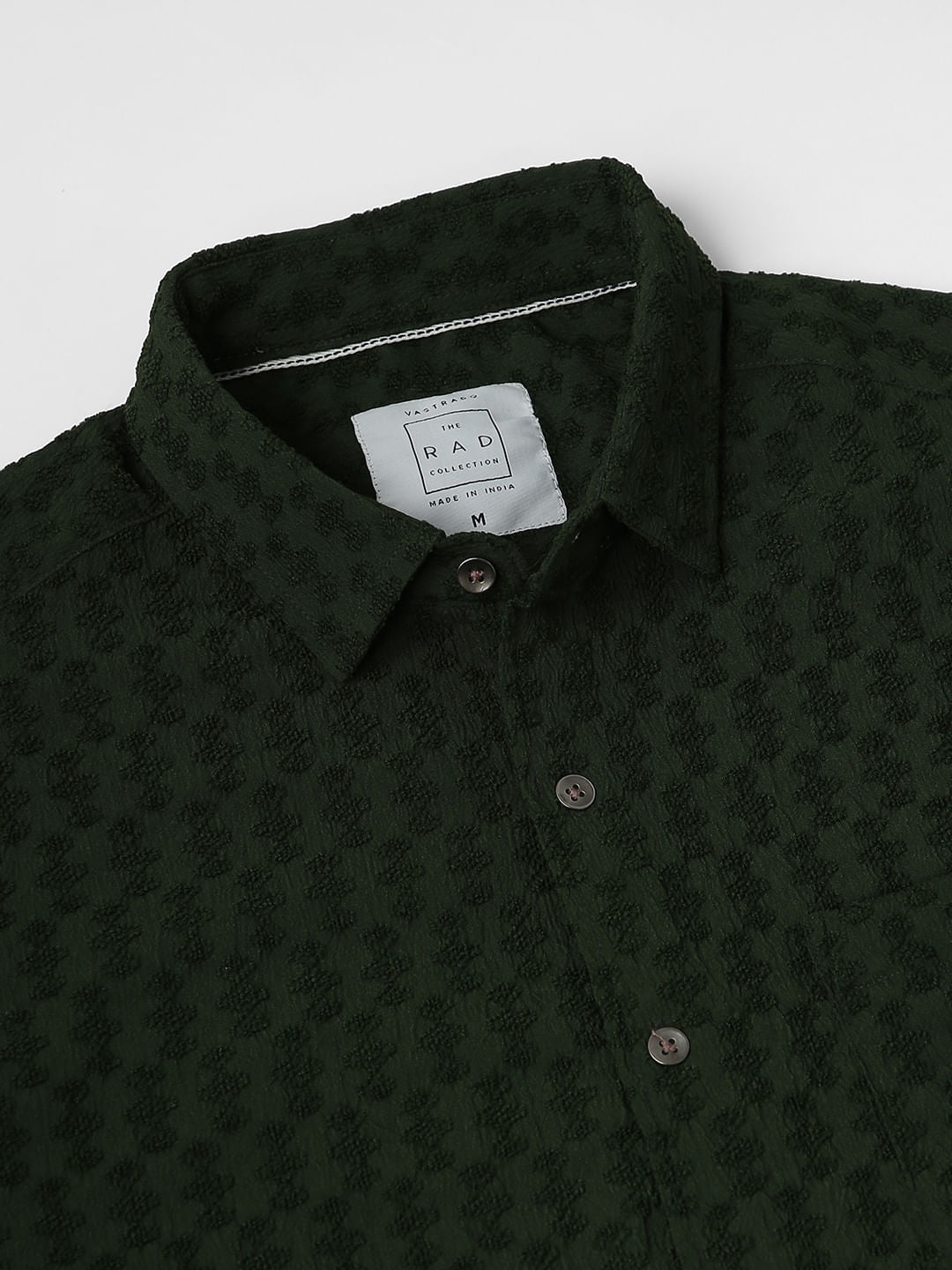 British Green Jacquard Shirt